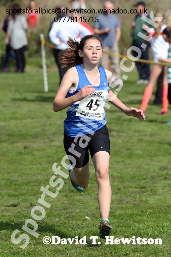 Woemsn under-17s Sunderland Harreirs Cross Country. Photo: David T. Hewitson/Sports for All Pics